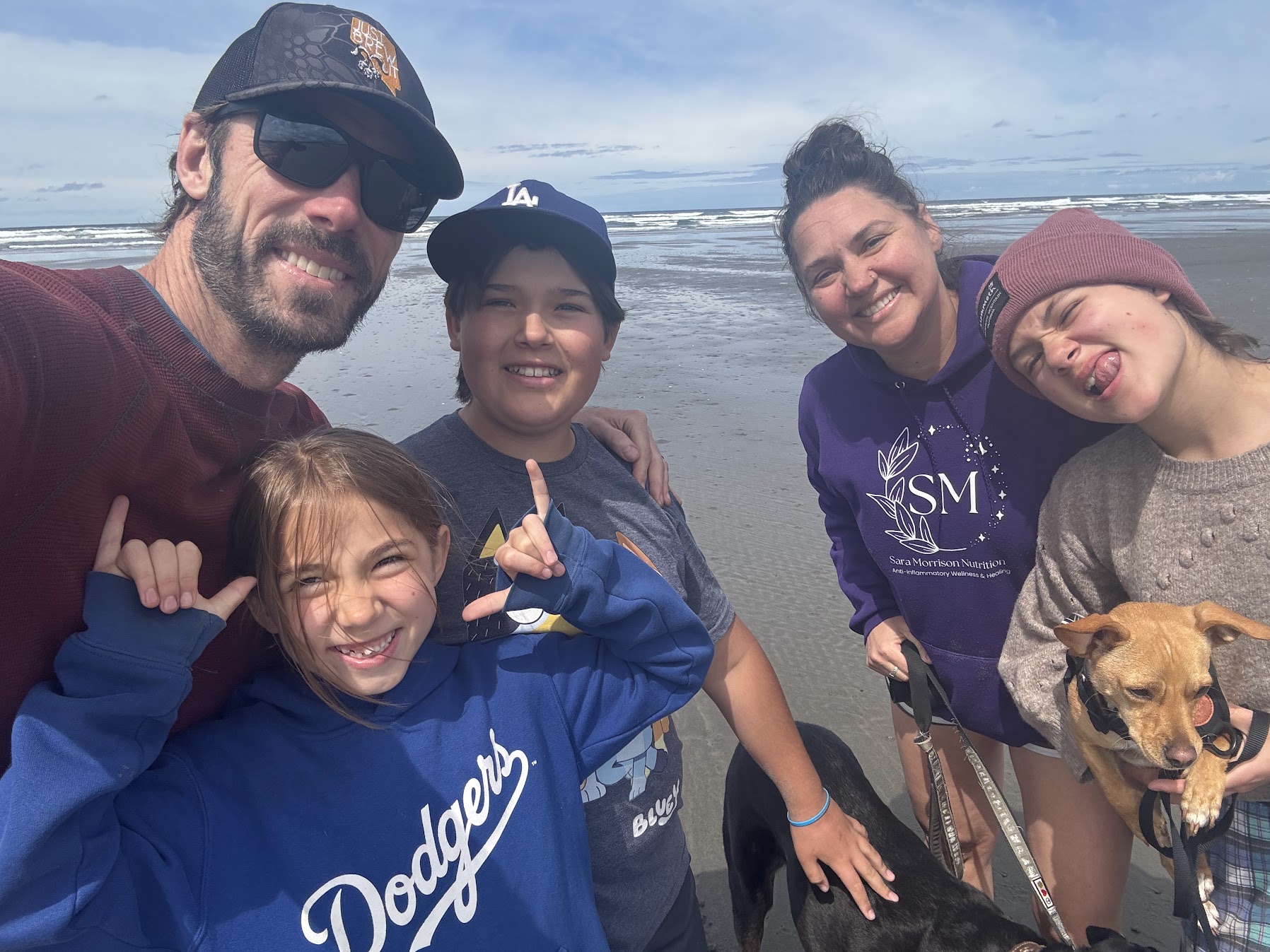 Pediatric dietitian family photo